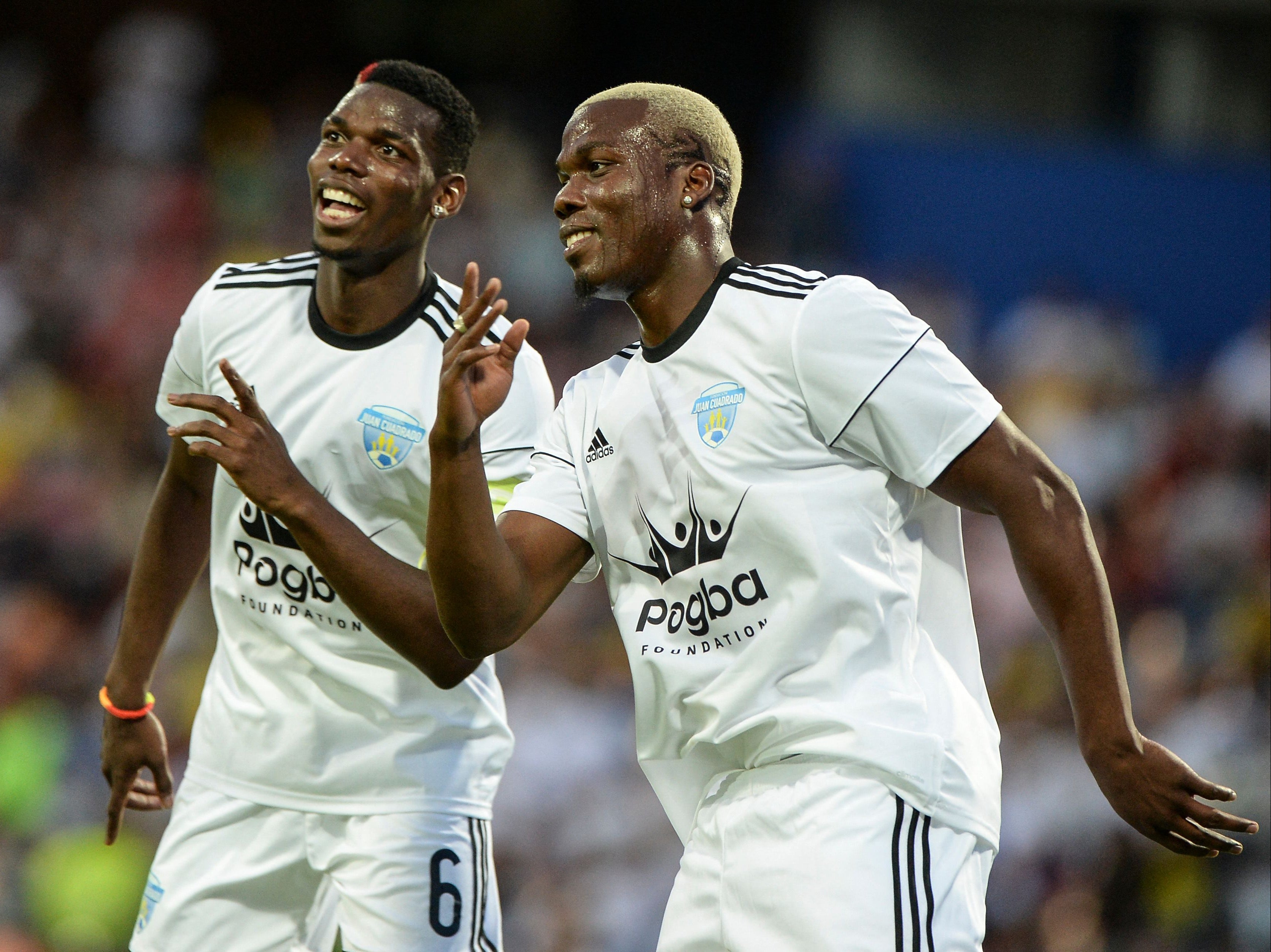 Mathias Pogba (right) has been jailed