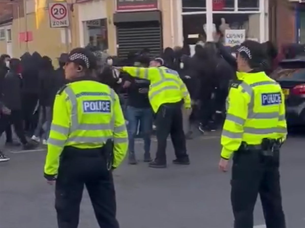 Eight people charged over Leicester unrest