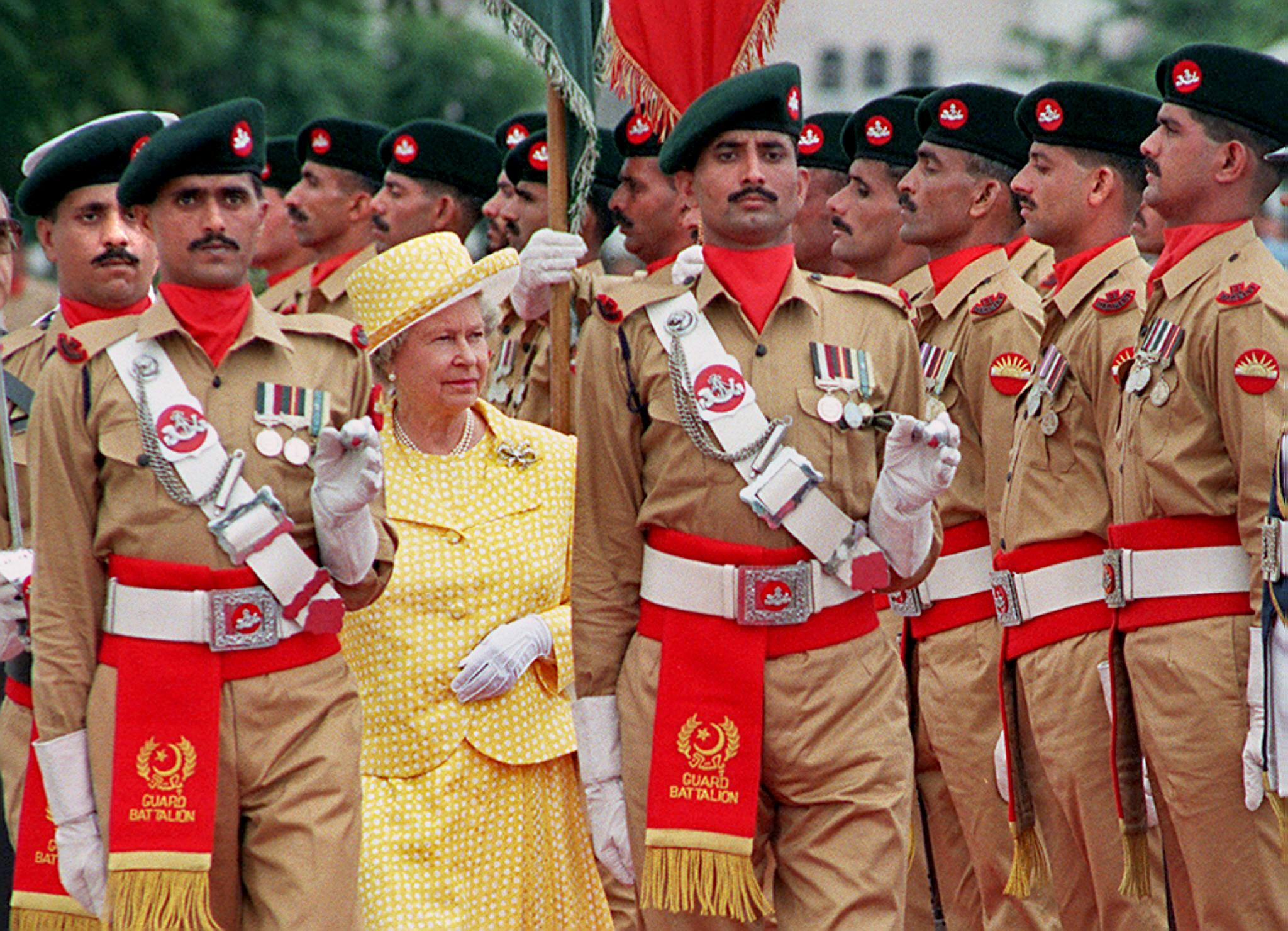 The Queen in Islamabad in 1997