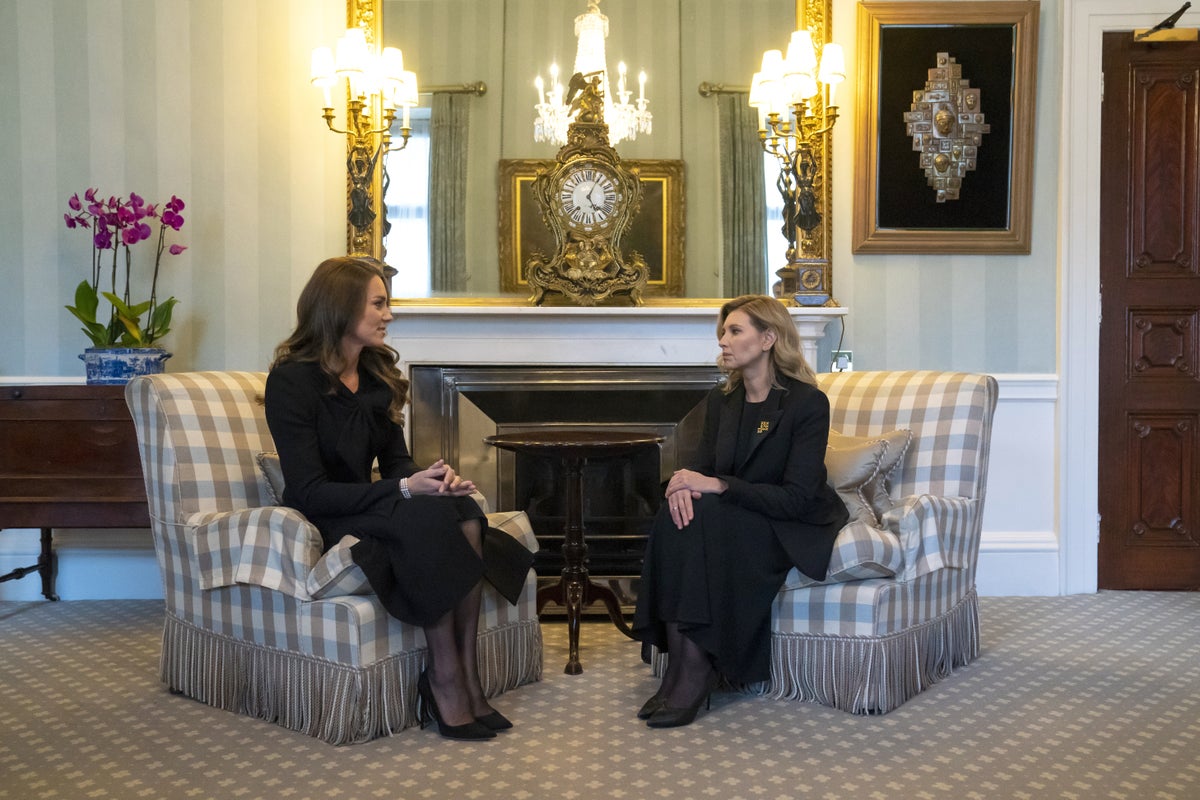Kate hosts Ukraine’s first lady at Buckingham Palace – OLD