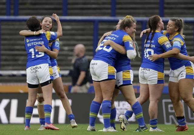Leeds Rhinos ran out 12-4 winners over York for their first title since 2019 (Ricard Sellers/PA)