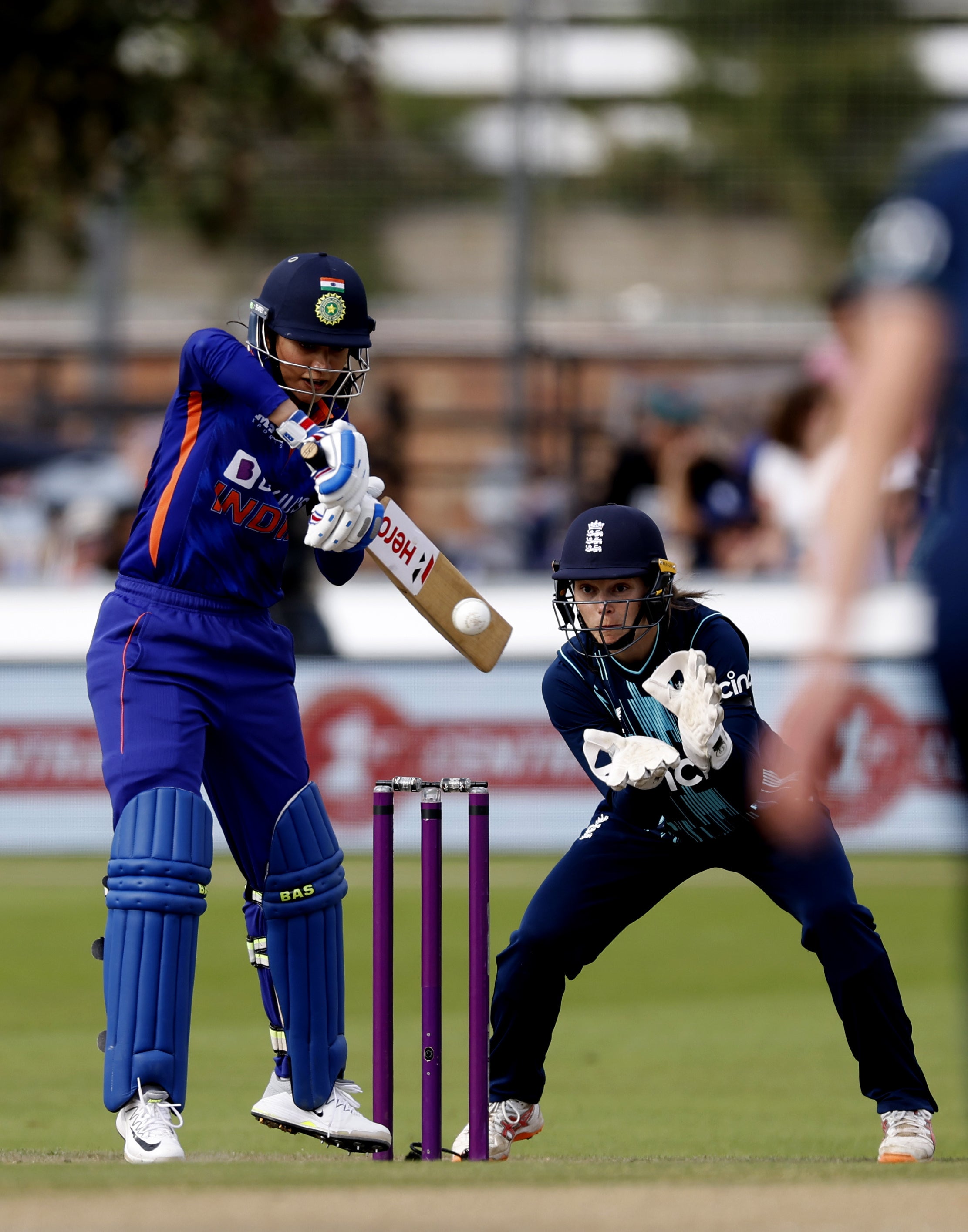 Smriti Mandhana lifted India to victory over England (Steven Paston/PA)
