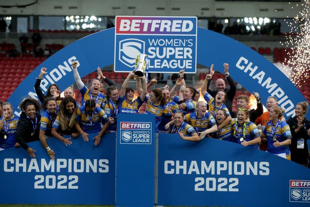 Lois Forsell was “proud” to see her side win the Betfred Women’s Super League after a 12-4 victory over York (Ian Hodgson/PA)