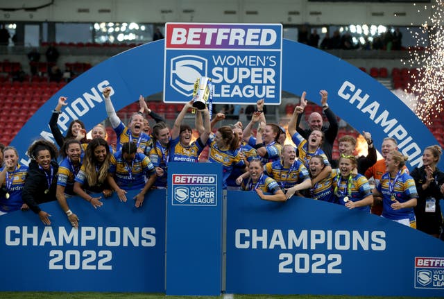 Lois Forsell was “proud” to see her side win the Betfred Women’s Super League after a 12-4 victory over York (Ian Hodgson/PA)