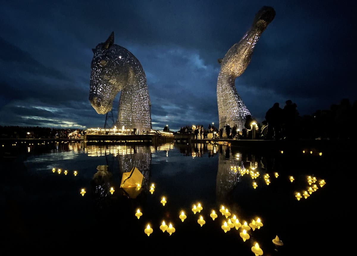 Scotland falls silent to honour Queen as lanterns lit to celebrate her life