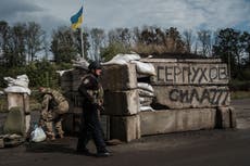 Ukraine war - live: Kyiv ‘in control’ of key river as advance continues