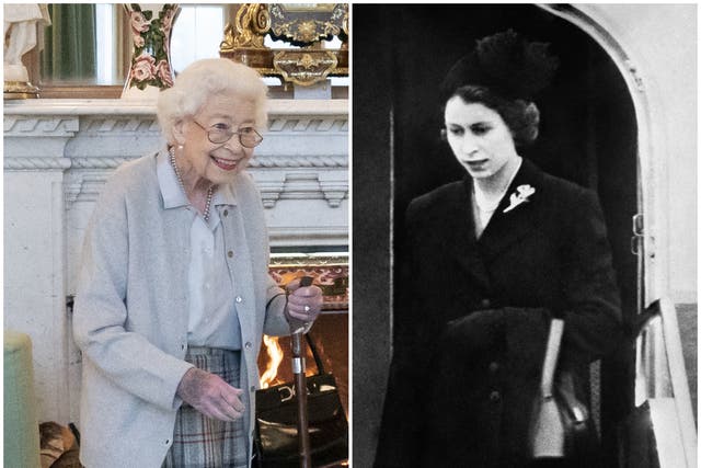 The Queen as pictured on her last public engagement and her first appearance on UK soil as sovereign (Jane Barlow/Archive/PA)