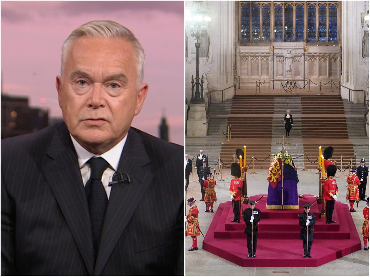 Huw Edwards makes dig at ‘superstar VIPs’ who ‘jumped queue’ to see Queen’s coffin