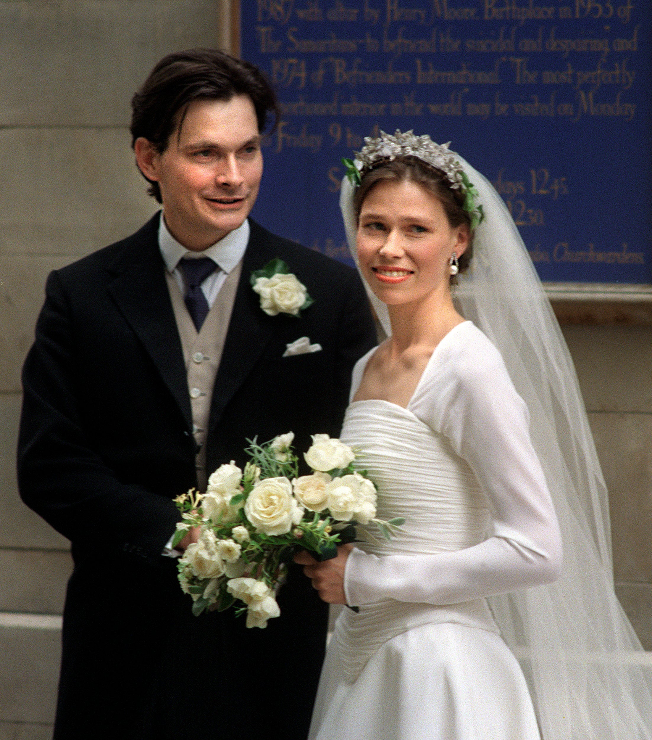 Lady Sarah Chatto during her marriage to Daniel Chatto in 1994