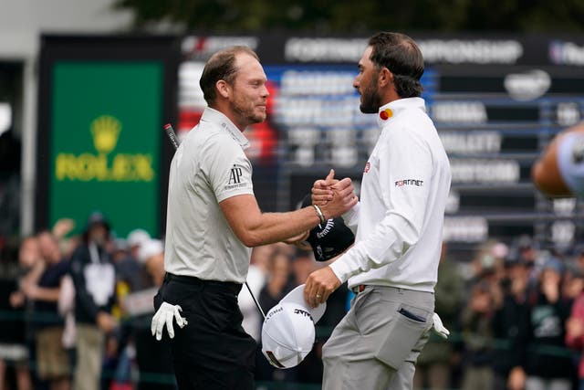<p>Homa chipped in on the final hole before Willett three-putted from close range</p>