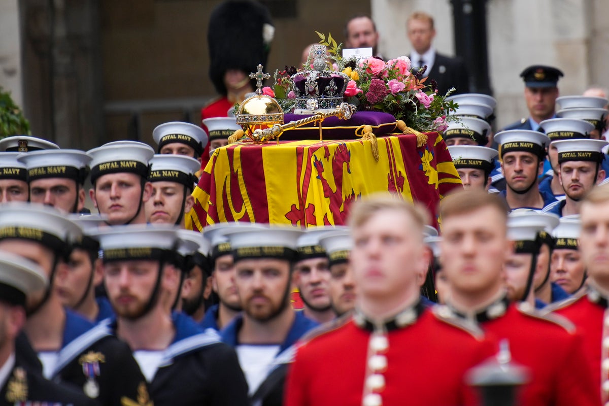 Queen’s funeral latest: Westminster Abbey service begins after King Charles leads coffin procession