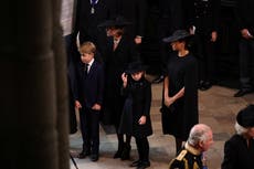 Prince George and Princess Charlotte praised for ‘immaculate’ appearance at Queen’s funeral