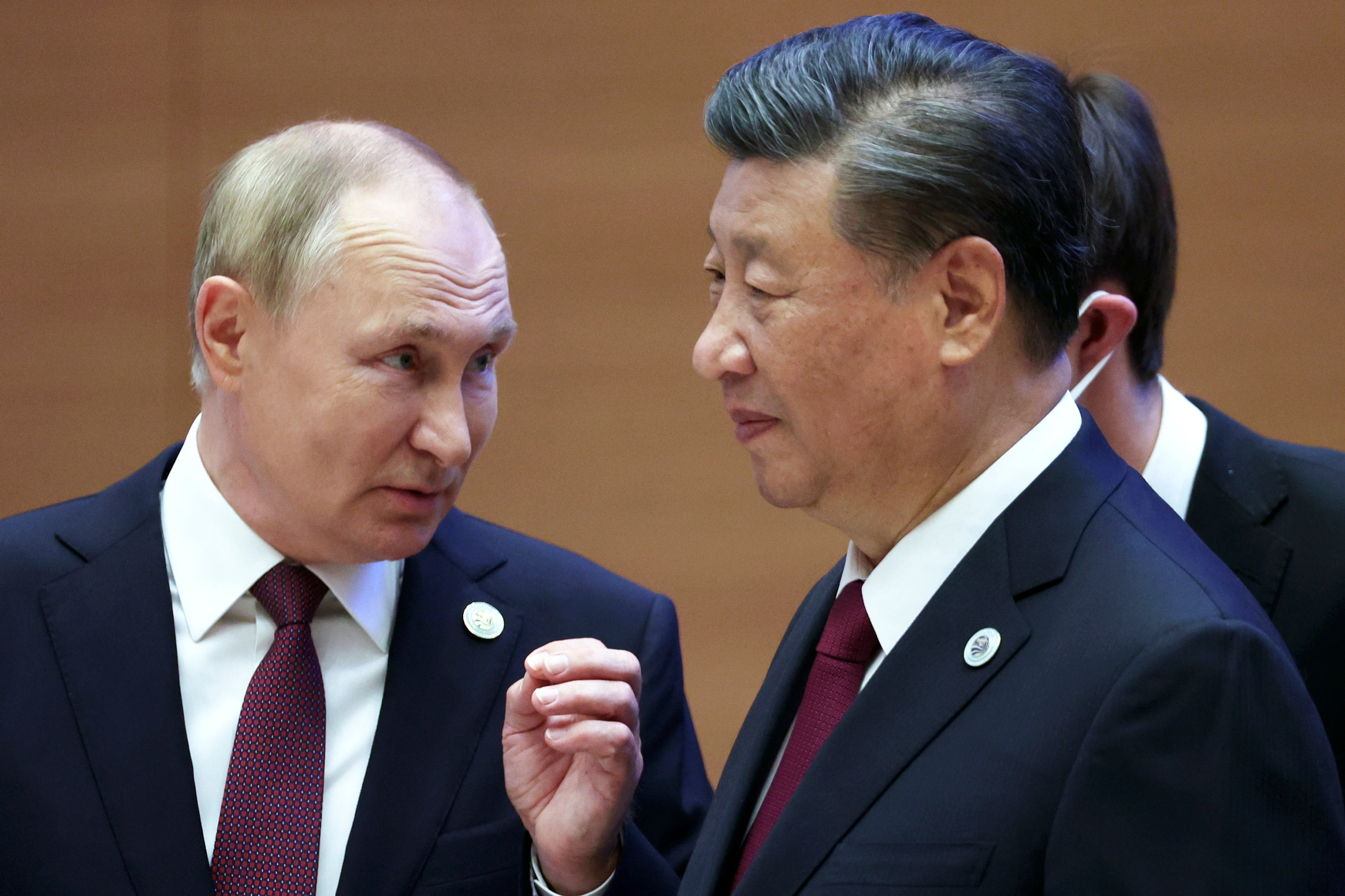 APTOPIX Uzbekistan Xi Putin Summit