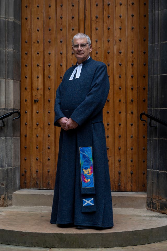 Rt Rev Dr Iain Greenshields, Moderator of the General Assembly of the Church of Scotland, read a prayer at the Queen’s funeral service (Church of Scotland/PA)