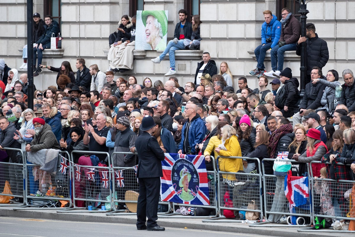 ‘Part of history’: Mourners camp overnight to catch glimpse of Queen Elizabeth II’s funeral