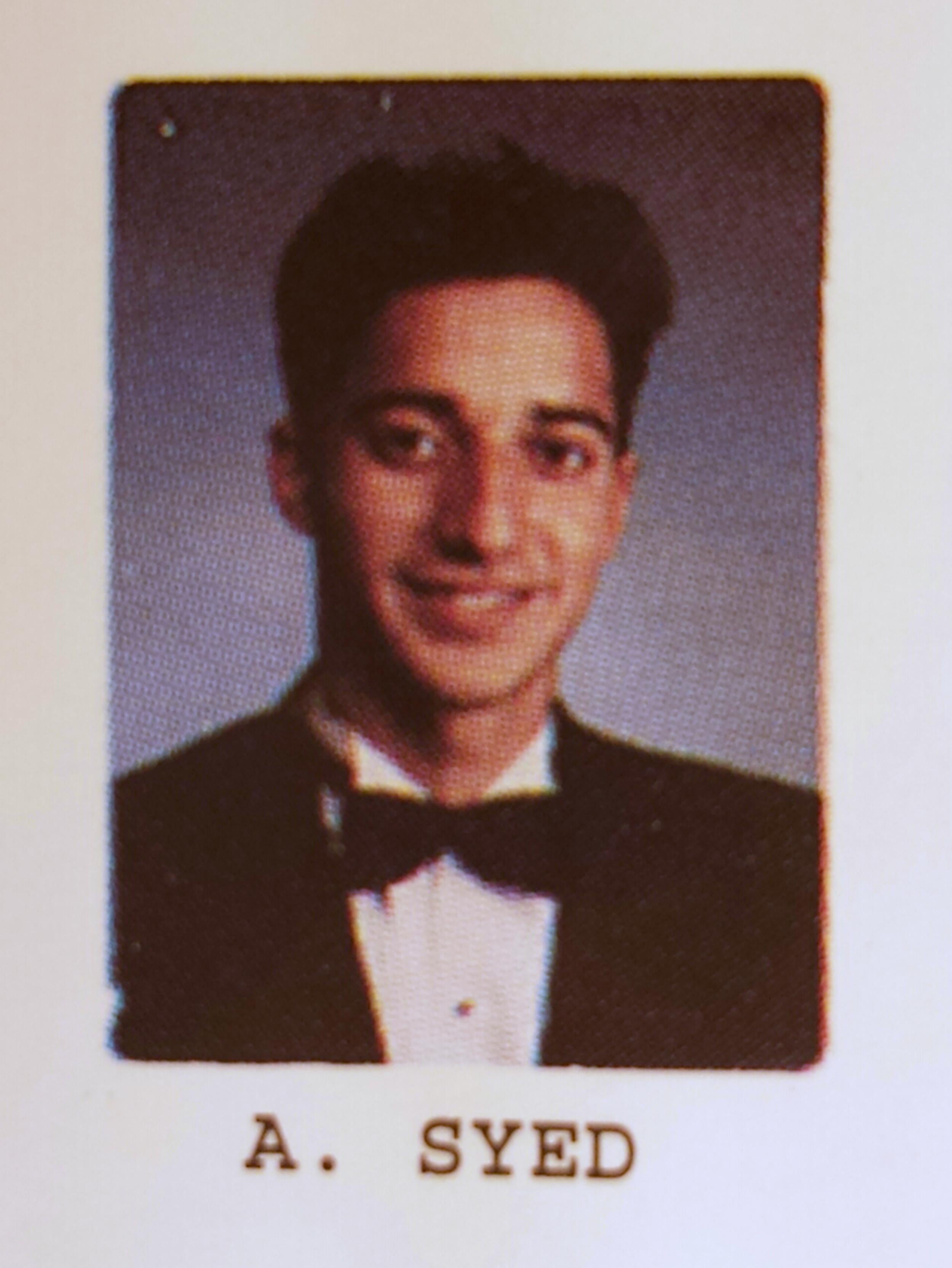 Adnan Syed is pictured prior to his arrest and conviction for murder