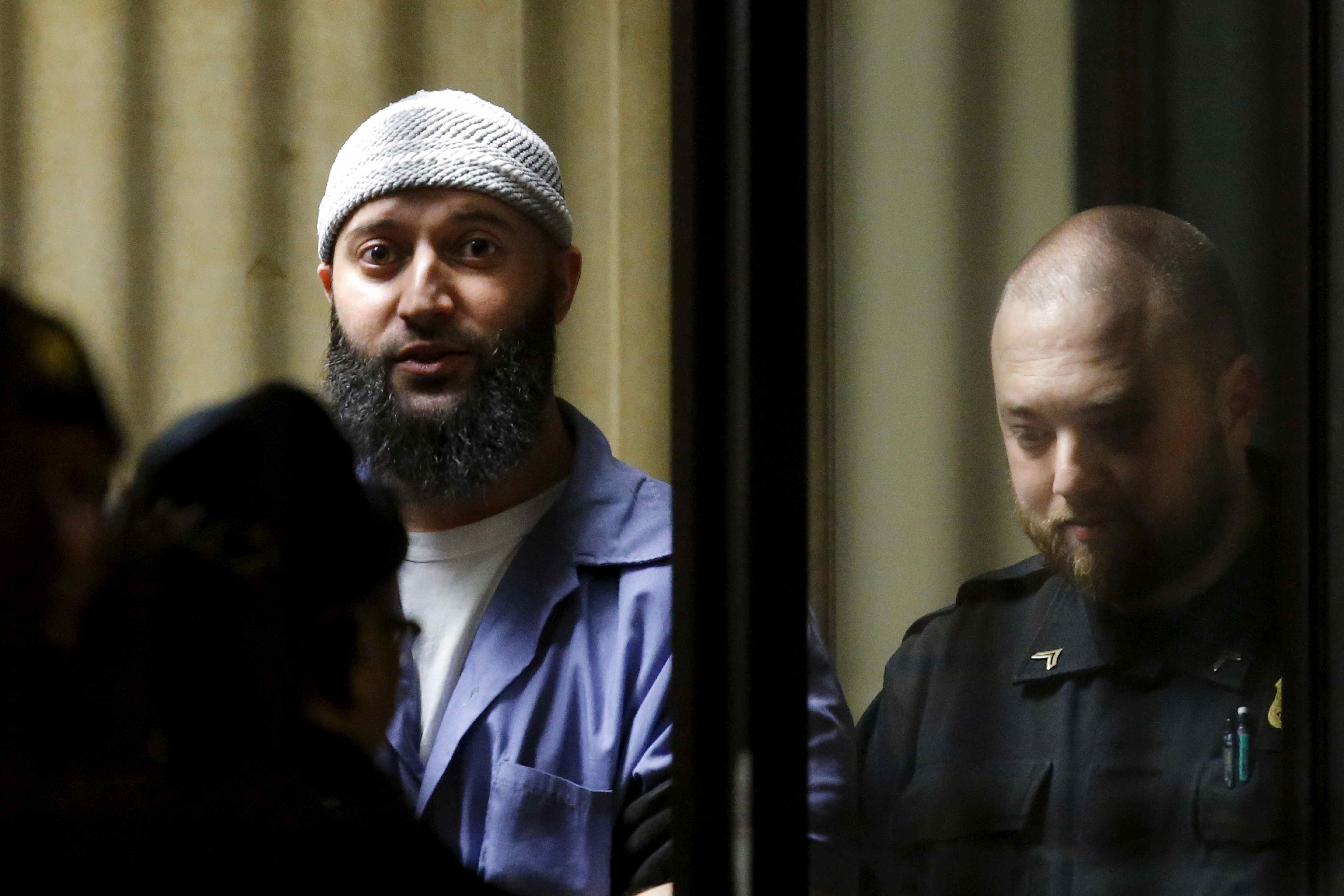 Adnan Syed leaves the Baltimore City Circuit Courthouse in Baltimore, Maryland, on 5 February 2016