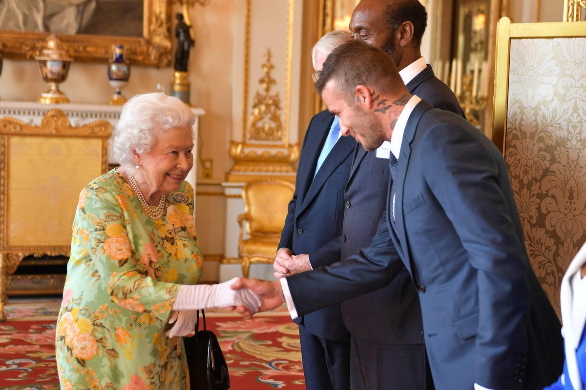 David Beckham among sporting icons paying tribute to Queen Elizabeth II