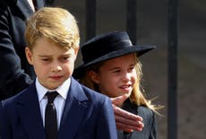 Princess Charlotte appears to tell brother Prince George to ‘bow’ during Queen’s funeral 