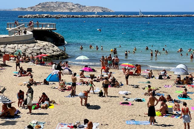 <p>Mediterranean bliss: a beach near Marseille in the south of France</p>