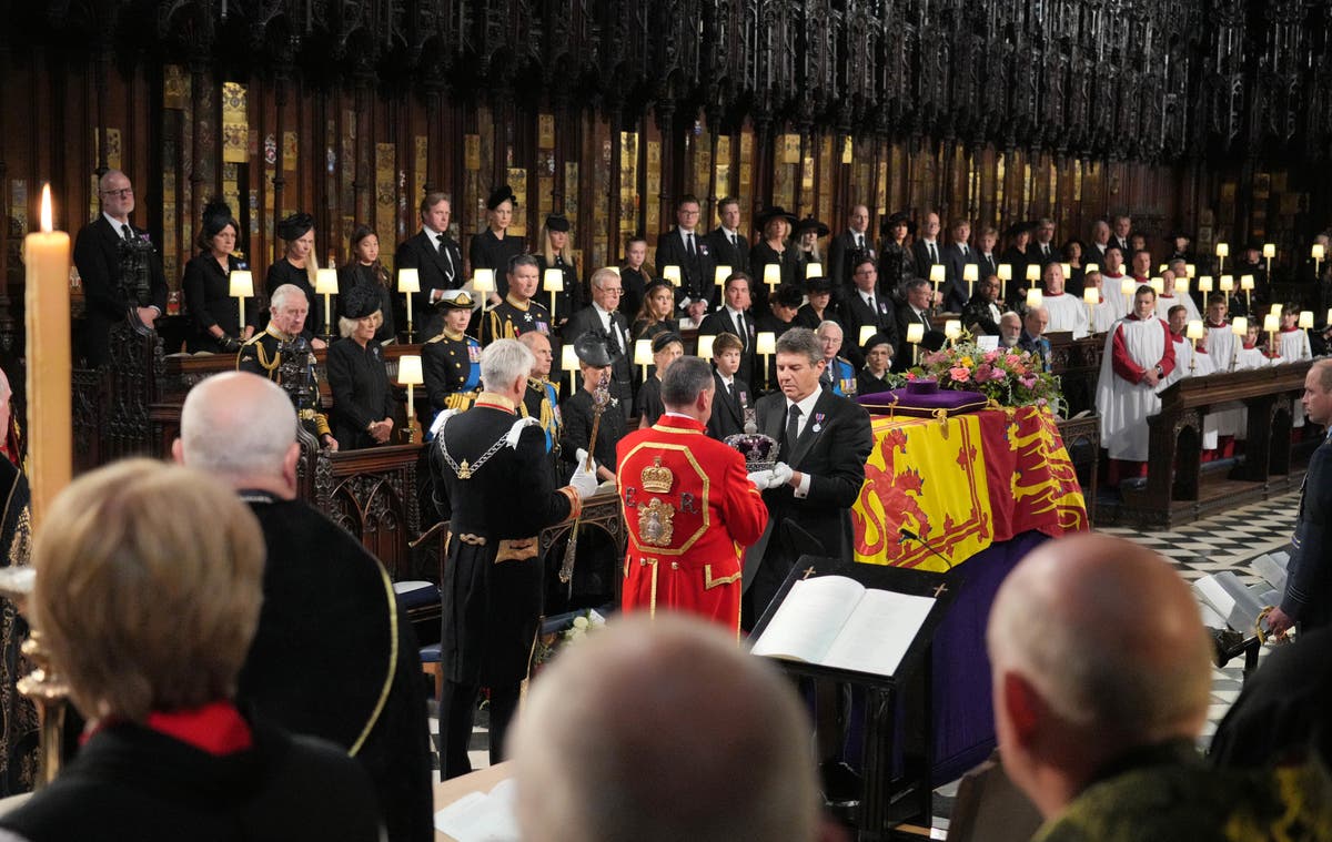 Who are the other royal family members who attended the Queen’s funeral?