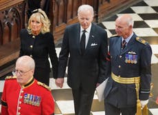 Joe Biden and Emmanuel Macron among world leaders at Queen’s funeral