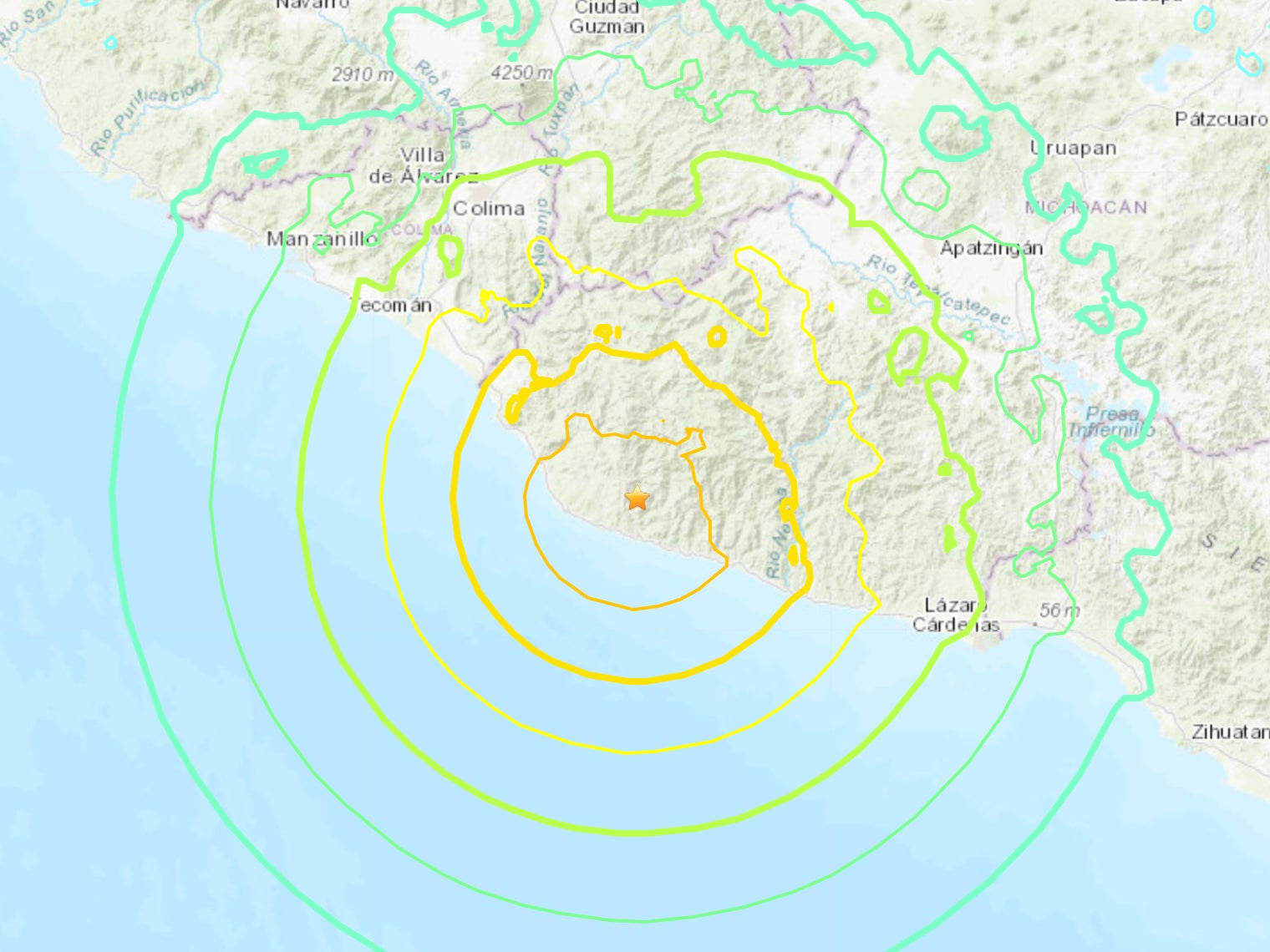 Earthquake tsunami mexico