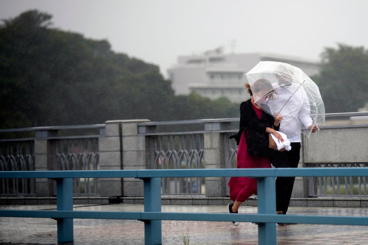 Storm damages space center in Japan, 130K still lack power