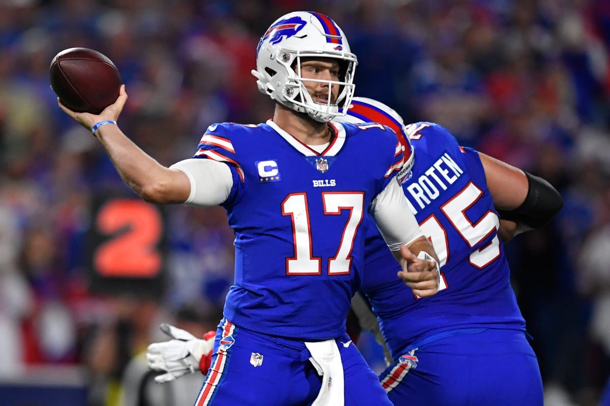 Allen lanza 4 pases de touchdown y Bills vence a Titans Independent