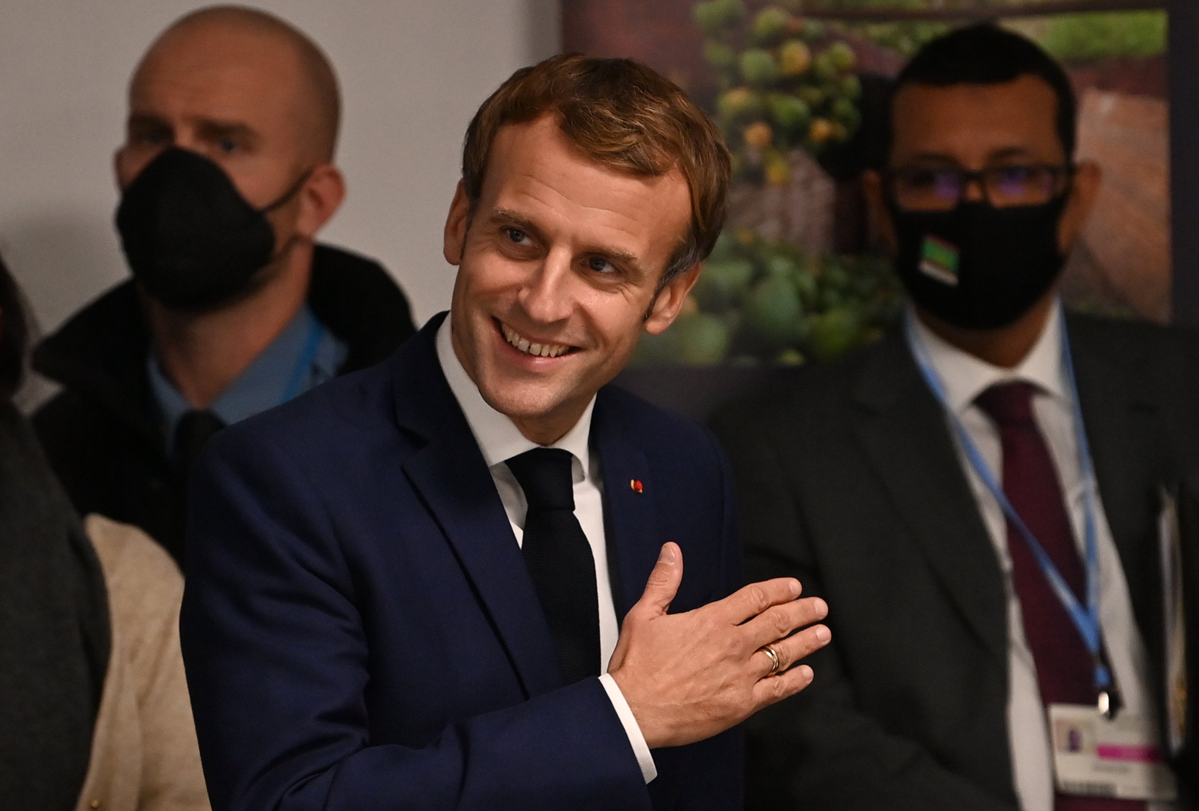 President of France Emmanuel Macron (Paul Ellis/PA)
