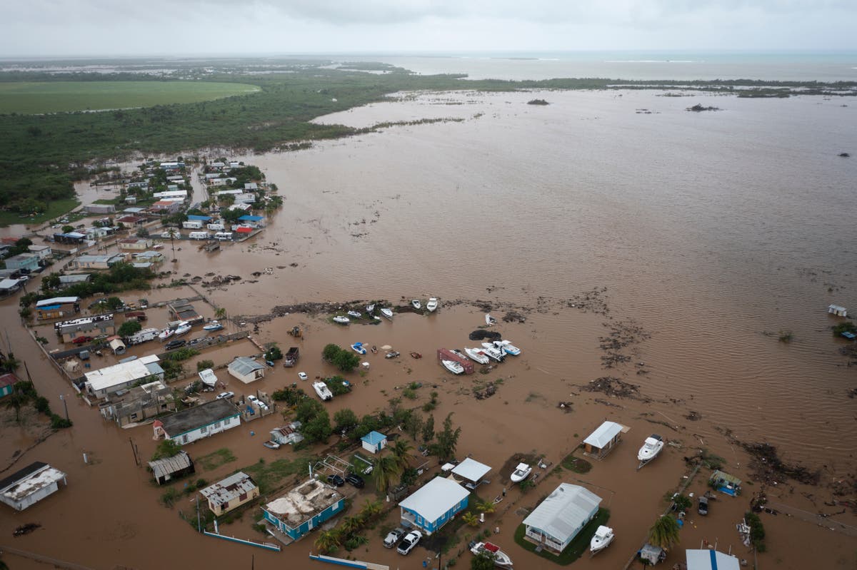 Drone footage reveals catastrophic floods after Hurricane Fiona in ...