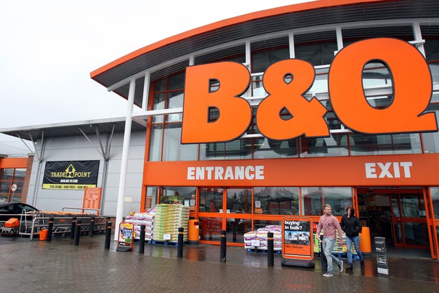 <p>B&Q owner Kingfisher has reported a 30 per cent drop in profits</p>