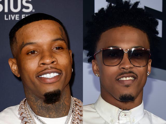 <p>Tory Lanez and August Alsina</p>