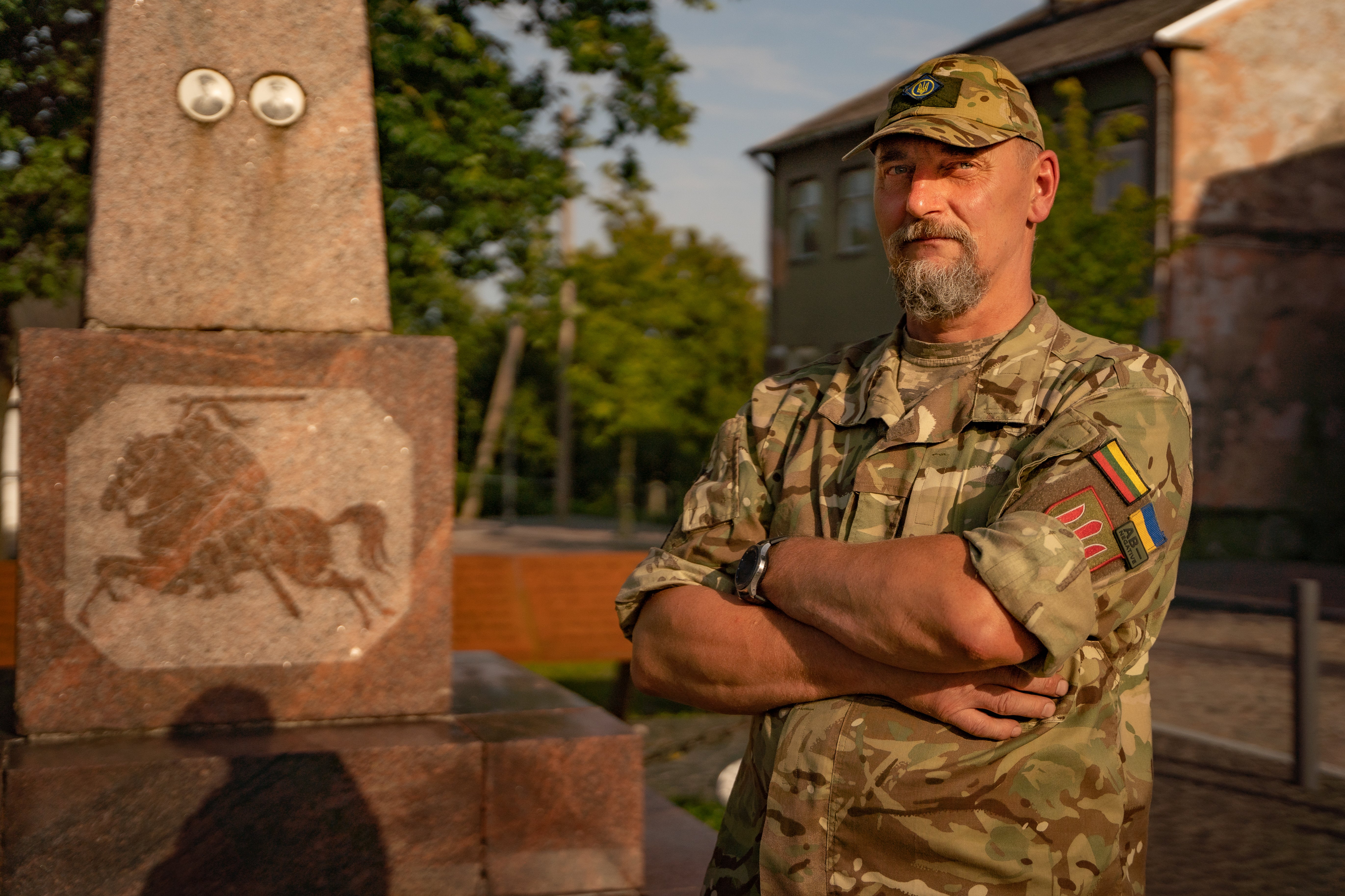 Mindaugas Lietuvninkas joined the Ukrainian foreign legion to fight Russia’s forces after defending the Suwalki gap in Lithuania, nicknamed Nato’s weakest point