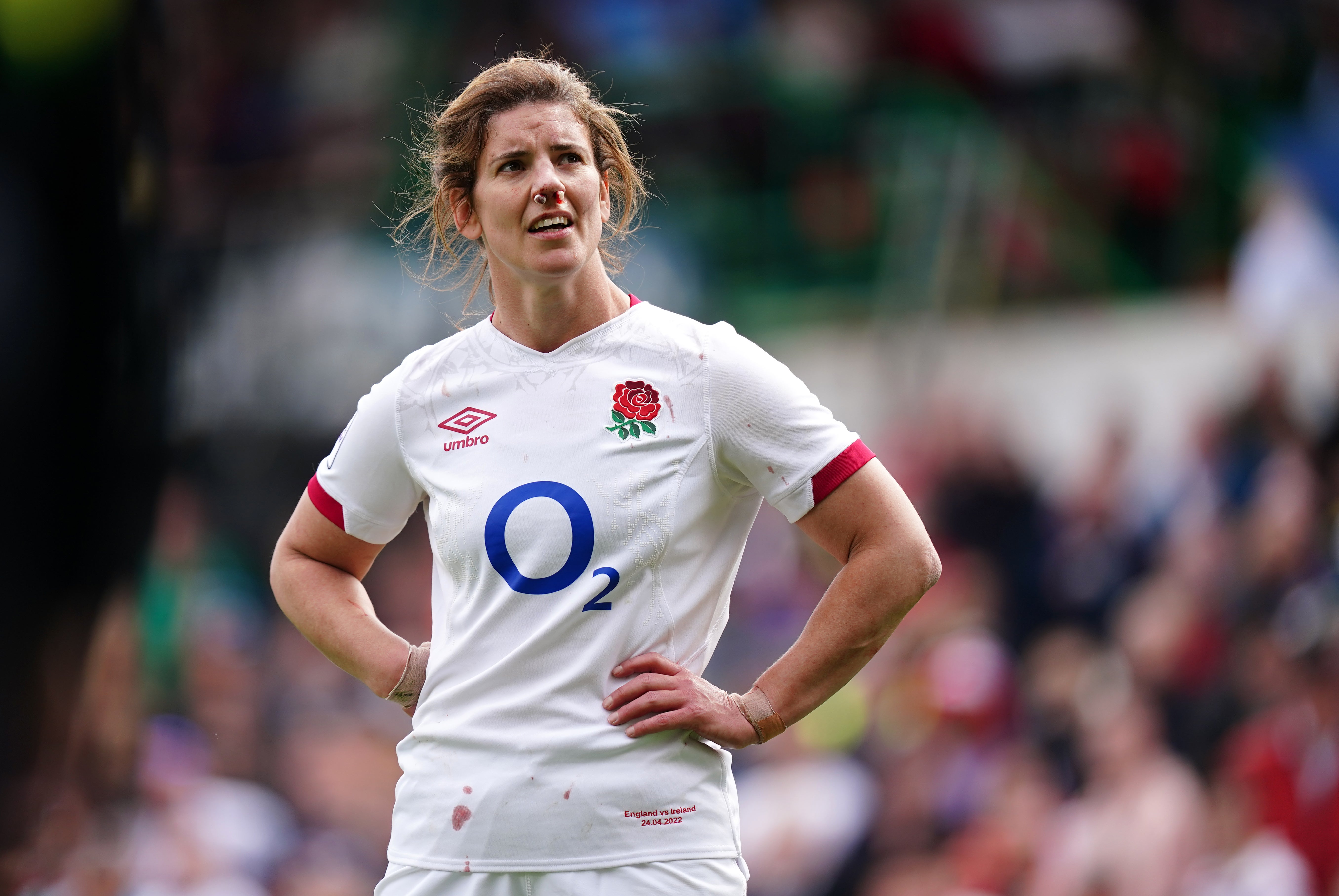 Hunter is the second most capped player in England history