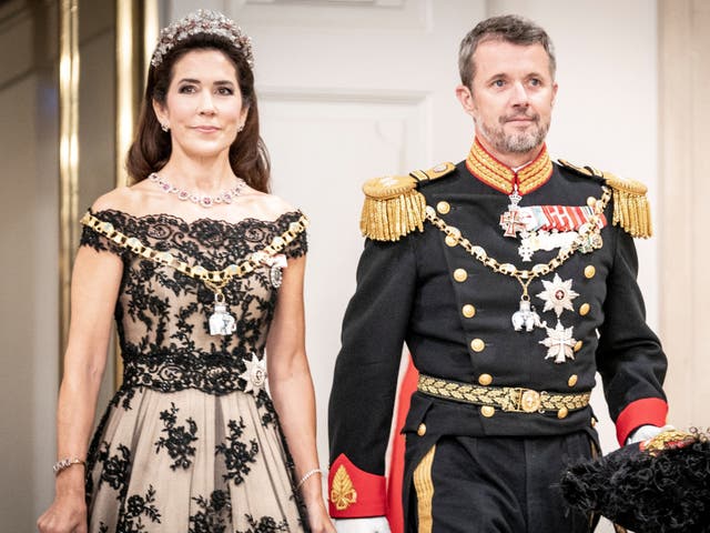 <p>Scene change: Crown Prince Frederik – with his Australian wife Crown Princess Mary – will succeed his mother Queen Margrethe II to the Danish throne following her abdication  </p>