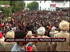 Three arrested after massive campus protests over ‘leaked bathing videos’ in Indian university
