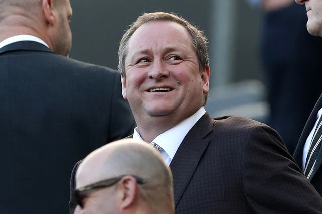 Sports Direct founder Mike Ashley. The retail veteran has said he will step down from the board of his Frasers retail empire next month (Owen Humphrys/PA)