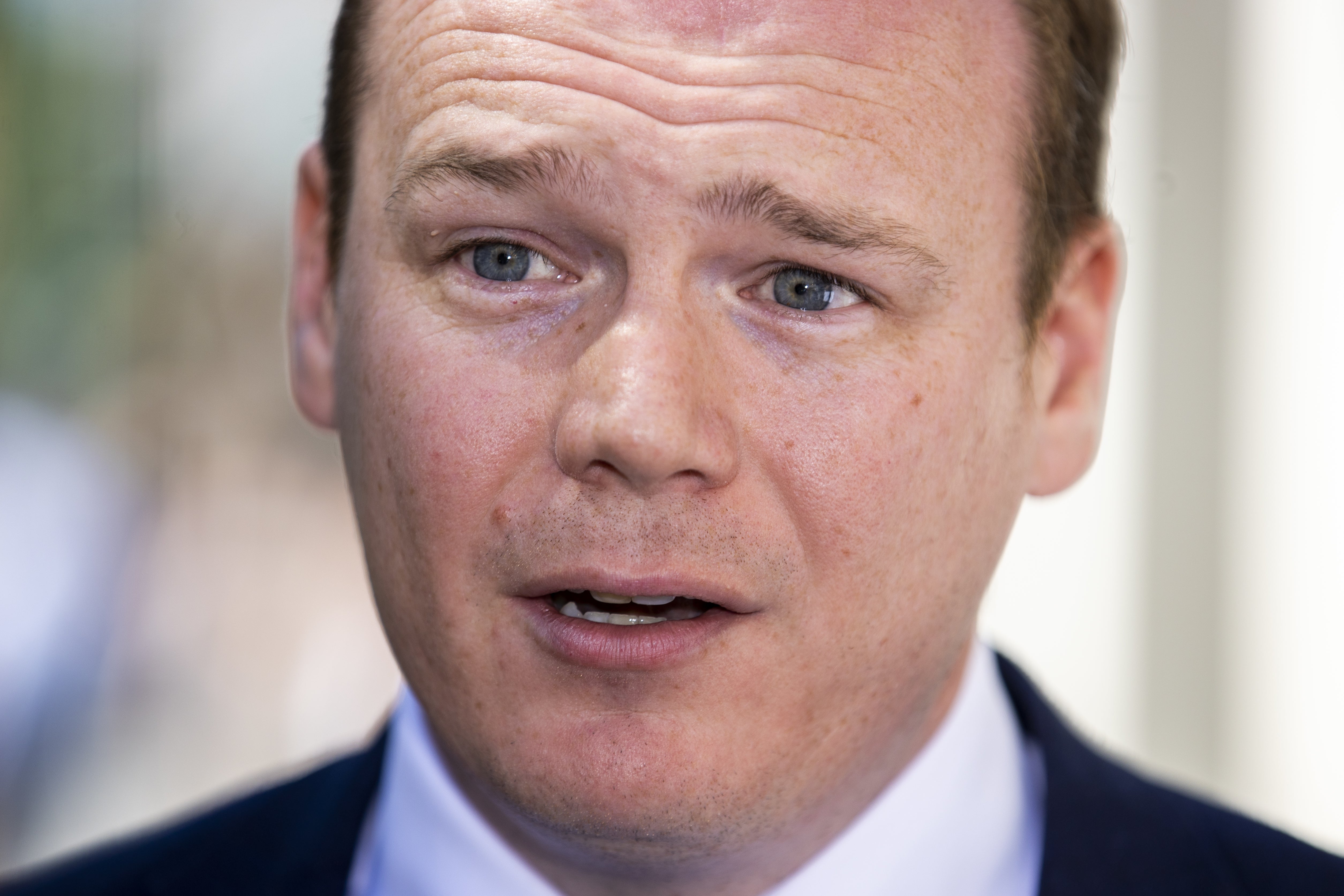 Economy Minister Gordon Lyons said problems caused by the NI Protocol needed to be resolved (Liam McBurney/PA)