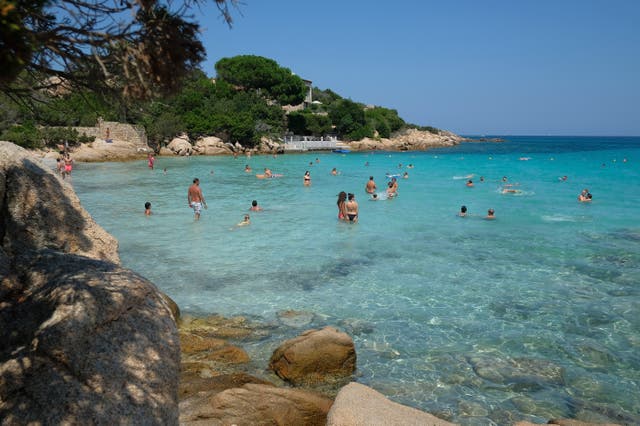 <p>Sardinia is famed for its crystal-clear seas and white-sand beaches </p>