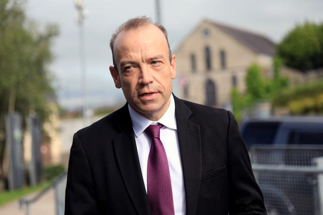 New Secretary of State for Northern Ireland Chris Heaton-Harris said the prospect of a winter Assembly election was not an idle threat (Peter Morrison/PA)