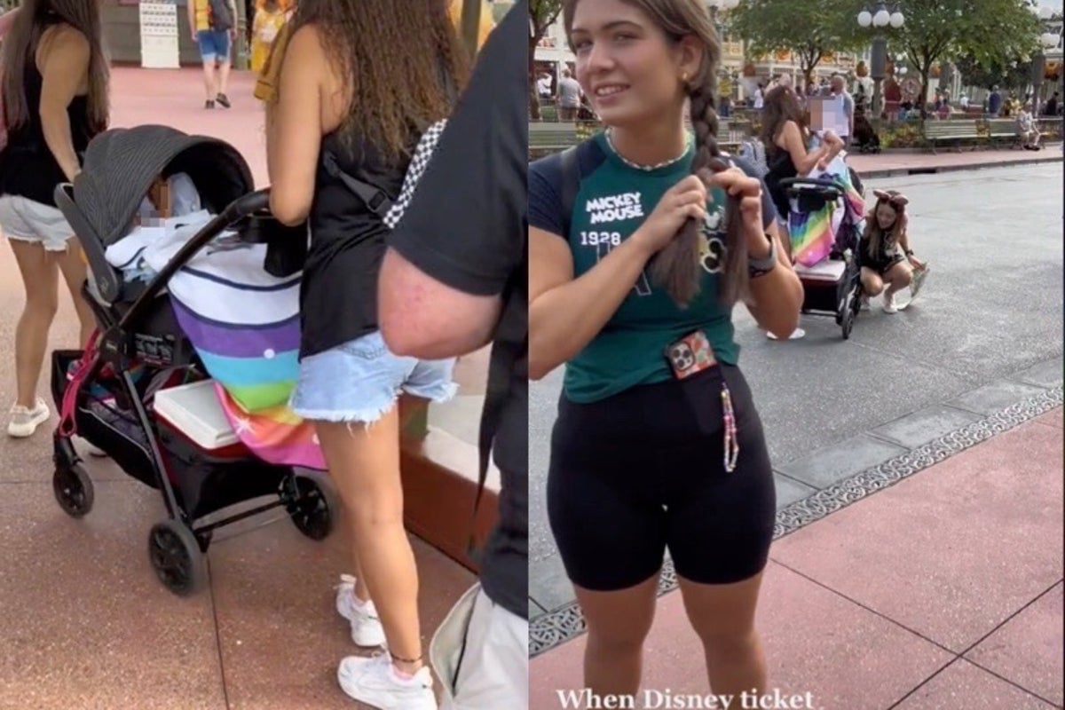 Video showing Disney visitors hiding child in stroller to avoid paying admission sparks debate