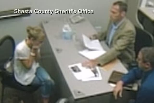 <p>Video shows the moment Sherri Papini was told by detectives that they’d figured out she faked her own kidnapping</p>