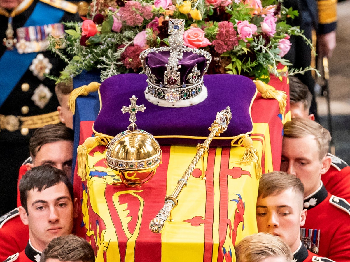 How the Queen’s orb, crown and sceptre were kept safe during her funeral