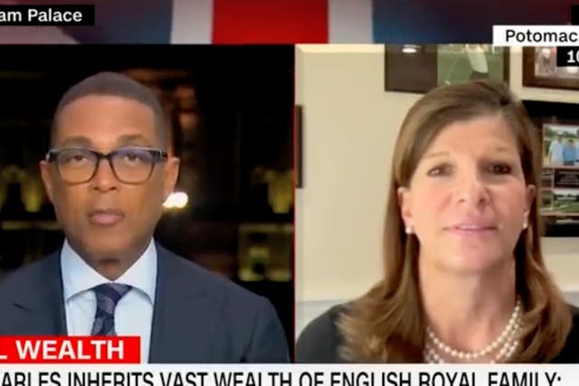 <p>Royal commentator Hilary Fordwich speaks to CNN’s Don Lemon</p>