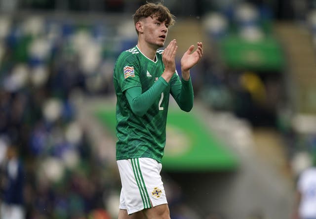 Conor Bradley wants to take the next step with Northern Ireland after impressing on loan at Bolton (Niall Carson/PA)
