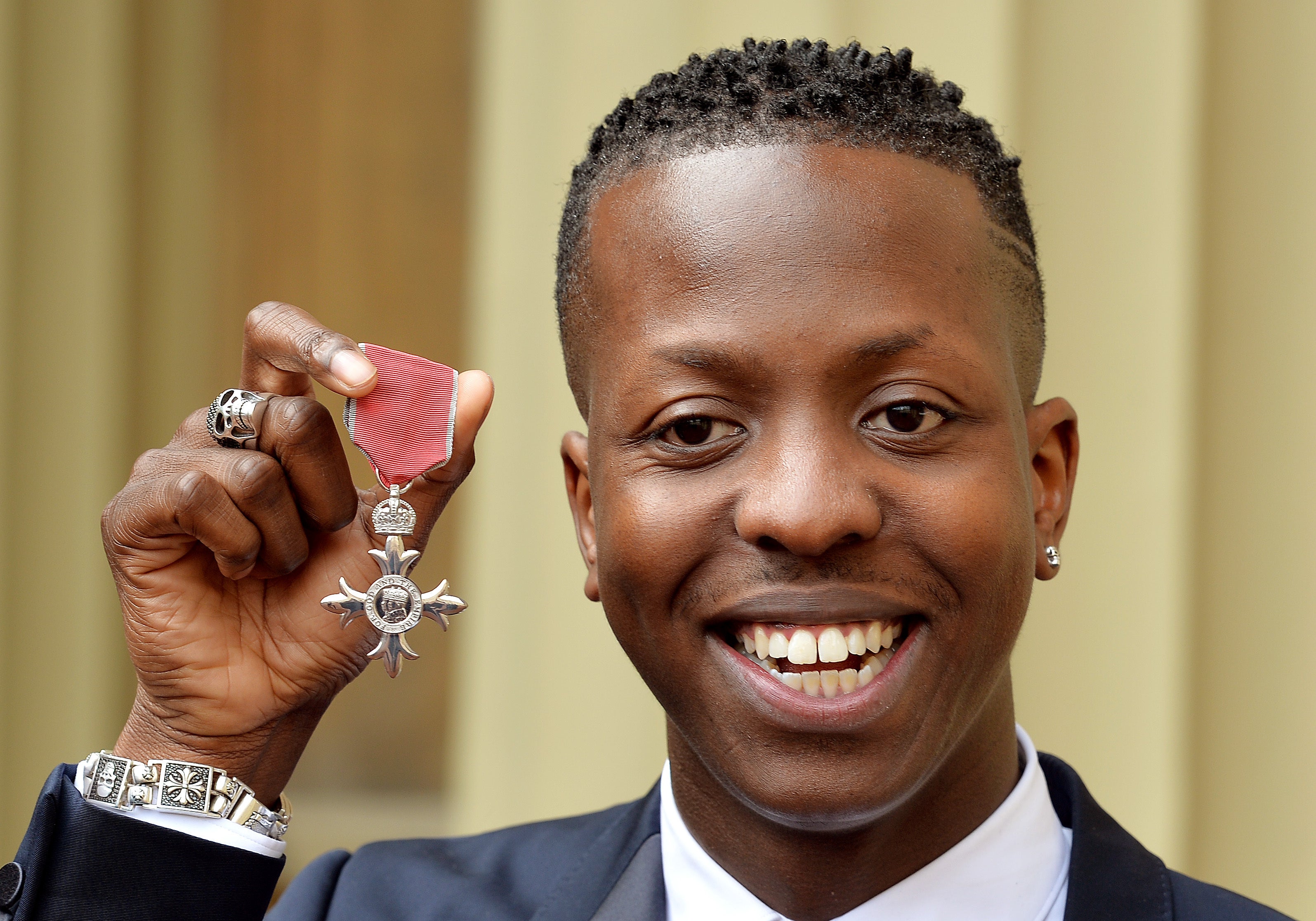 Jamal Edwards was made an MBE for his services to music in 2014 (John Stillwell/PA)