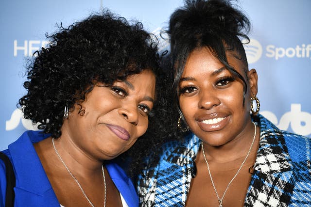 Brenda Edwards (left) mother of the late Jamal Edwards and his sister Tanisha Artman at the inaugural fundraising event for the Jamal Edwards Self Belief Trust (JESB), at HERE at the Outernet in central London. Music entrepreneur Edwards, who received an MBE for his services to music in 2014, died on February 20 this year at the age of 31. (Beresford Hodge/PA)