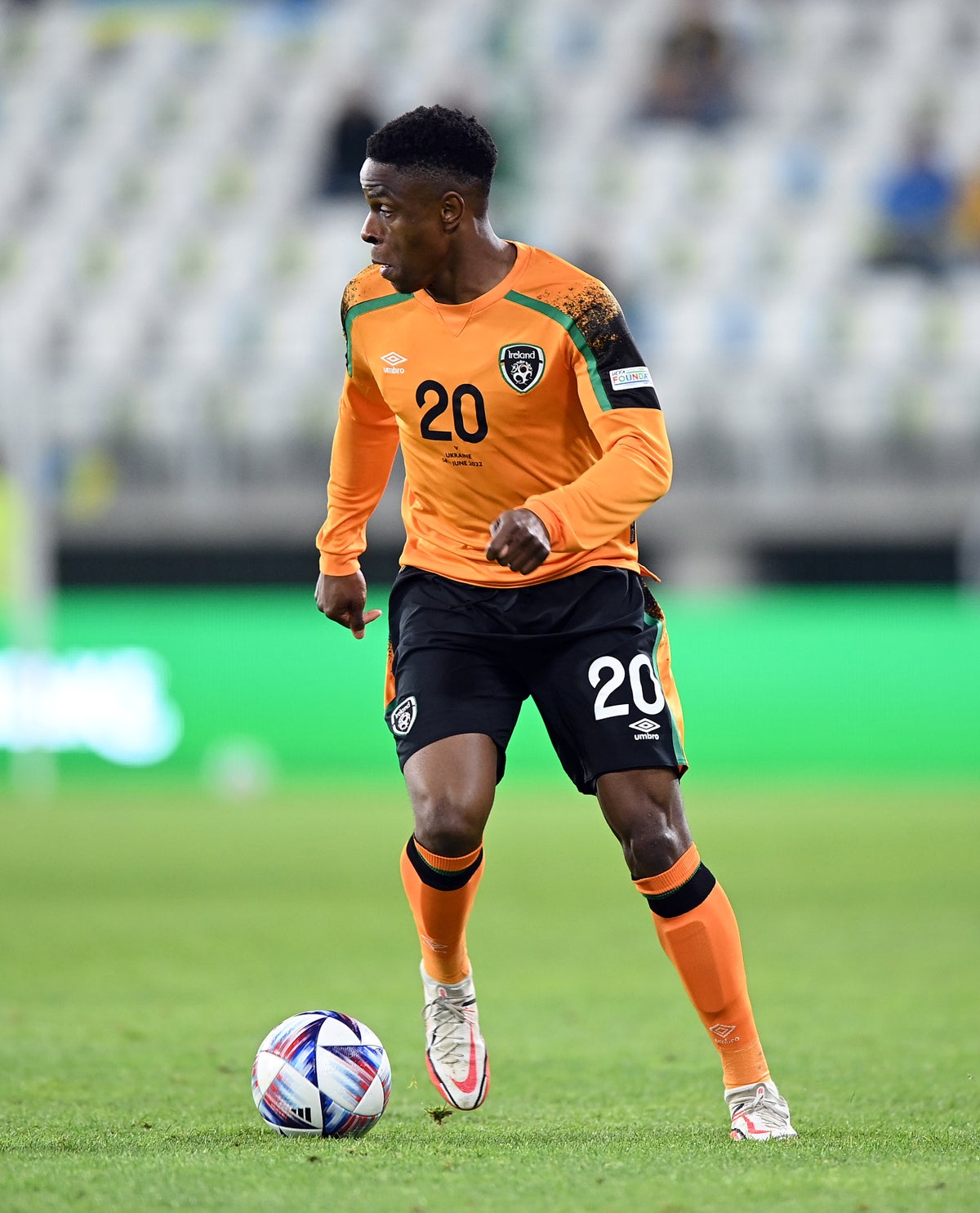 Republic of Ireland’s Chiedozie Ogbene sets sights on reaching Premier League