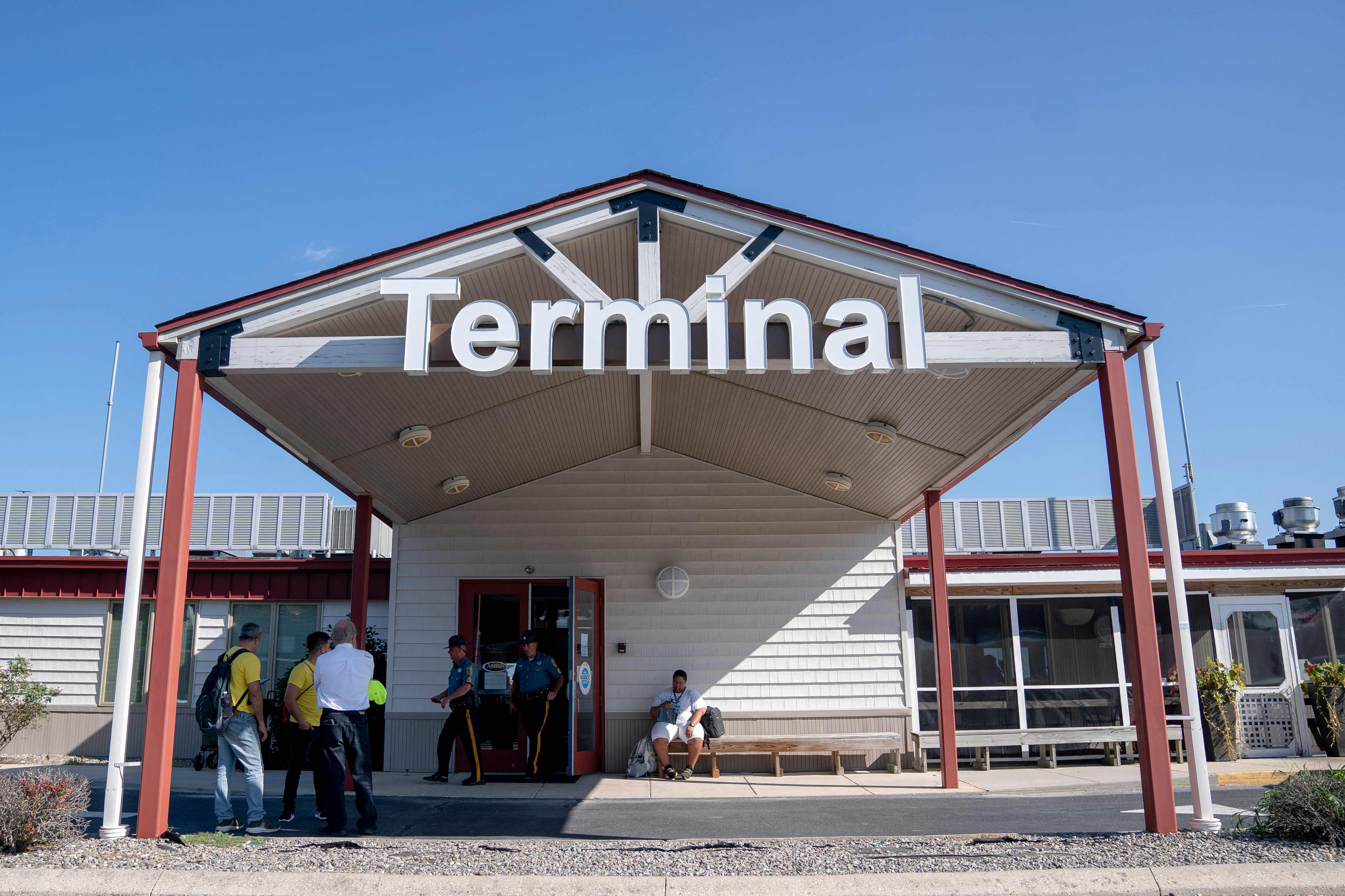 <p>Delaware Coastal Airport prepared for migrant flights from Florida Governor Ron DeSantis on 20 September.</p>